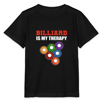 Joueur de billard Billiard Ball Eight Billiard Cue Bil - T-shirt bio MINI CREATOR Stanley/Stella Enfant - noir - Devant - Mikhail (115cm)