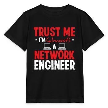 Network Engineer Funny Network Engineering - Stanley/Stella MINI CREATOR Kids’ T-Shirt - black - Front - Mikhail (115cm)