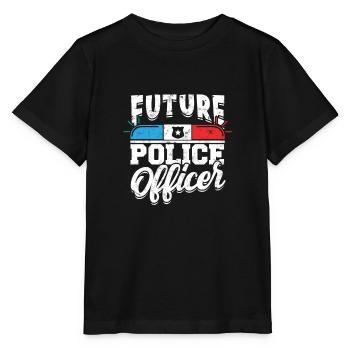 Future Police Officer My Career - Correctional - Stanley/Stella MINI CREATOR Kids’ T-Shirt - black - Front - Mikhail (115cm)