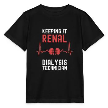 Technicien en dialyse rénale - Rein - T-shirt bio MINI CREATOR Stanley/Stella Enfant - noir - Devant - Mikhail (115cm)