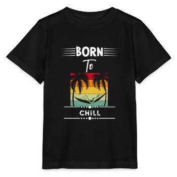 Dicton hamac - T-shirt bio MINI CREATOR Stanley/Stella Enfant - noir - Devant - Mikhail (115cm)