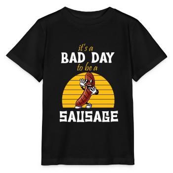Hot Dog - Stanley/Stella Kinder T-Shirt MINI CREATOR  - Schwarz - Vorne - Mikhail (115cm)