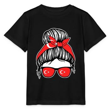 Türkiye Turquie turque - T-shirt bio MINI CREATOR Stanley/Stella Enfant - noir - Devant - Mikhail (115cm)