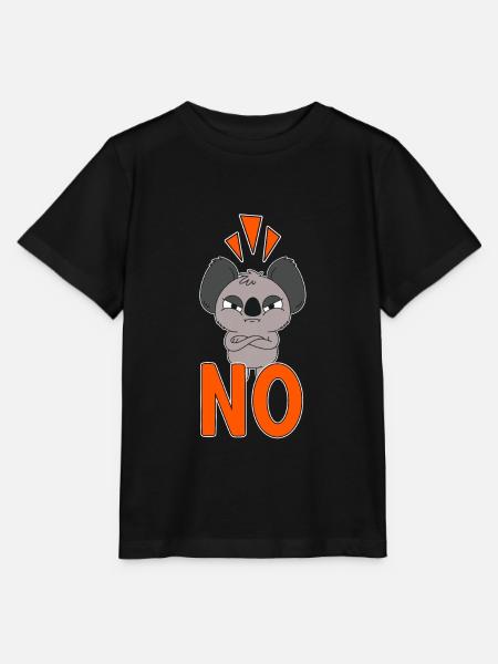 Bevor du mich fragst Nein! Koalabär Koala Humor - Stanley/Stella Kinder T-Shirt MINI CREATOR  - Schwarz