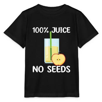 Jus de pomme - T-shirt bio MINI CREATOR Stanley/Stella Enfant - noir - Devant - Mikhail (115cm)