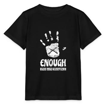 Stop Gun Violence - Stanley/Stella Kinder T-Shirt MINI CREATOR  - Schwarz - Vorne - Mikhail (115cm)