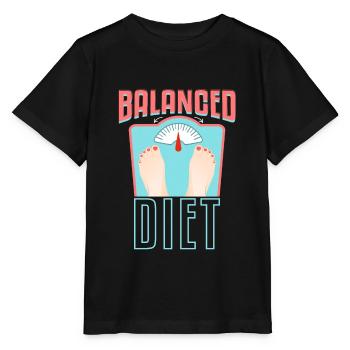 Balanced Diet - Stanley/Stella MINI CREATOR Kids’ T-Shirt - black - Front - Mikhail (115cm)