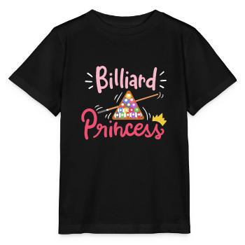Billiards Princess Woman Billiards Queue Sports Pool - Stanley/Stella MINI CREATOR Kids’ T-Shirt - black - Front - Mikhail (115cm)