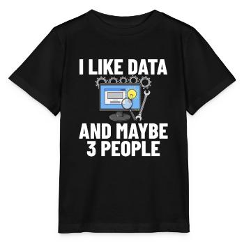 Développeur de logiciels de développement de logiciels - T-shirt bio MINI CREATOR Stanley/Stella Enfant - noir - Devant - Mikhail (115cm)
