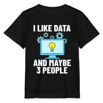 Développeur de logiciels de développement de logiciels - T-shirt bio MINI CREATOR Stanley/Stella Enfant - noir - Devant - Mikhail (115cm)