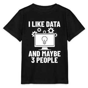 Développeur de logiciels de développement de logiciels - T-shirt bio MINI CREATOR Stanley/Stella Enfant - noir - Devant - Mikhail (115cm)