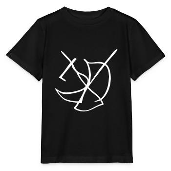 Zentrum Segelboot Zeichnung Skizze Logo - Stanley/Stella Kinder T-Shirt MINI CREATOR  - Schwarz - Vorne - Mikhail (115cm)