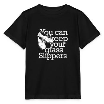 Vous pouvez garder vos pantoufles de verre - dansez - T-shirt bio MINI CREATOR Stanley/Stella Enfant - noir - Devant - Mikhail (115cm)