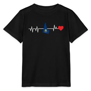 Idaho - T-shirt bio MINI CREATOR Stanley/Stella Enfant - noir - Devant - Mikhail (115cm)