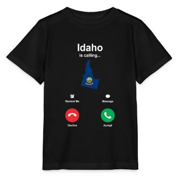Idaho - T-shirt bio MINI CREATOR Stanley/Stella Enfant - noir - Devant - Mikhail (115cm)