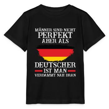 Deutschland Deutscher Deutsches - Stanley/Stella Kinder T-Shirt MINI CREATOR  - Schwarz - Vorne - Mikhail (115cm)