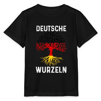 Deutschland Deutscher Deutsches Deutschland - Stanley/Stella Kinder T-Shirt MINI CREATOR  - Schwarz - Vorne - Mikhail (115cm)
