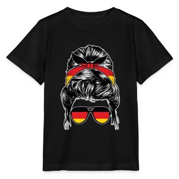 Allemand Allemand Allemagne - T-shirt bio MINI CREATOR Stanley/Stella Enfant - noir - Devant - Mikhail (115cm)