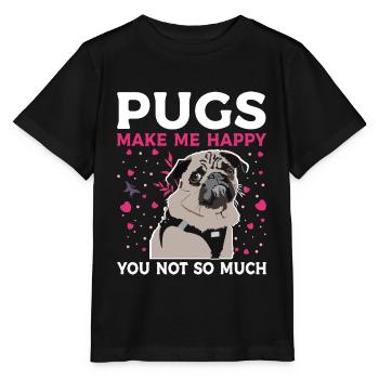 Carlin Carlin Carlins Carlins Amateurs de chiens - T-shirt bio MINI CREATOR Stanley/Stella Enfant - noir - Devant - Mikhail (115cm)