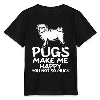 Carlin Carlin Carlins Carlins Amateurs de chiens - T-shirt bio MINI CREATOR Stanley/Stella Enfant - noir - Devant - Mikhail (115cm)