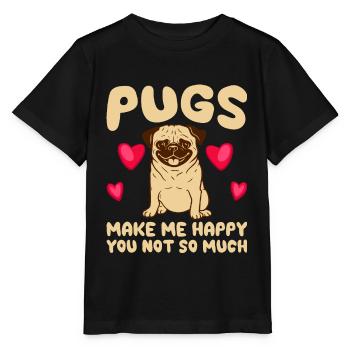 Carlin Carlin Carlins Carlins Amateurs de chiens - T-shirt bio MINI CREATOR Stanley/Stella Enfant - noir - Devant - Mikhail (115cm)