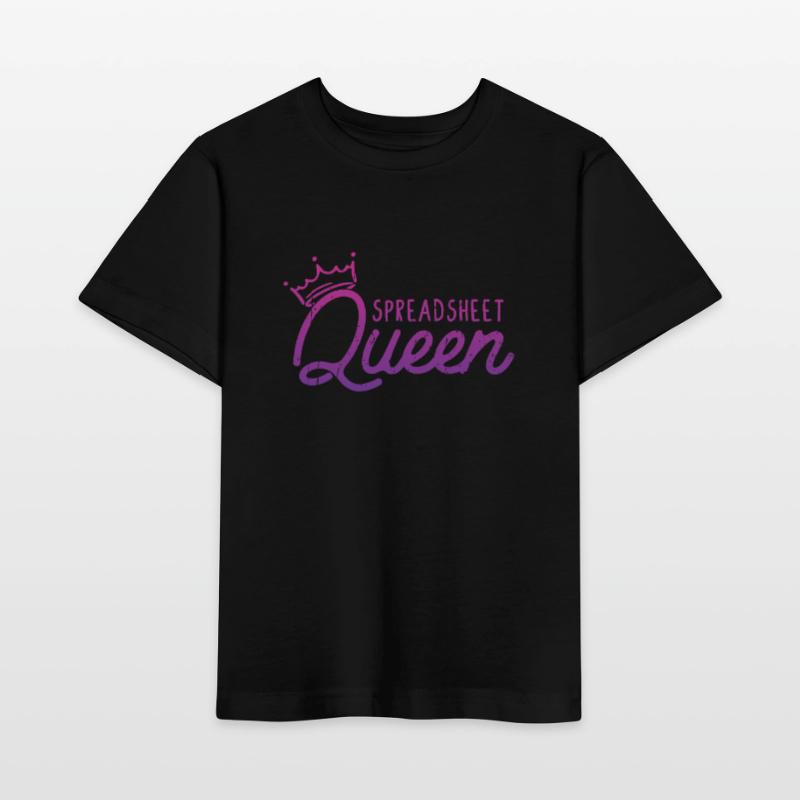 Spreadsheet Queen - data code Stanley/Stella MINI CREATOR Kids’ T-Shirt