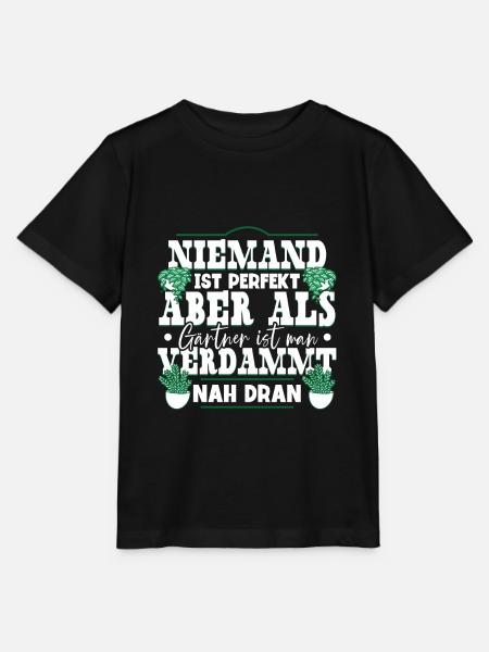 Garten Gärtner - Stanley/Stella Kinder T-Shirt MINI CREATOR  - Schwarz