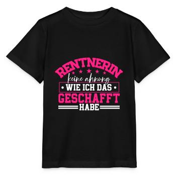 Rentnerin - Stanley/Stella Kinder T-Shirt MINI CREATOR  - Schwarz - Vorne - Mikhail (115cm)