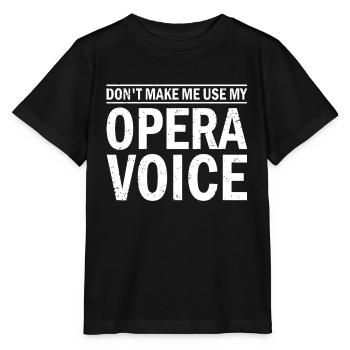 Chanteur d’opéra chanteur maisons d’opéra - T-shirt bio MINI CREATOR Stanley/Stella Enfant - noir - Devant - Mikhail (115cm)