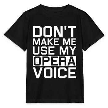 Chanteur d’opéra chanteur maisons d’opéra - T-shirt bio MINI CREATOR Stanley/Stella Enfant - noir - Devant - Mikhail (115cm)