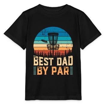 Drôle de Disc Golf Meilleur Papa Par Cadeau fête des Pères - T-shirt bio MINI CREATOR Stanley/Stella Enfant - noir - Devant - Mikhail (115cm)