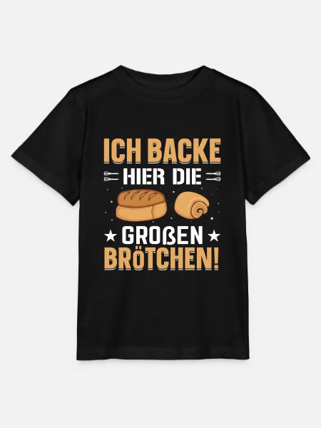Bäcker Hobbybäcker Geschen - Stanley/Stella Kinder T-Shirt MINI CREATOR - Schwarz