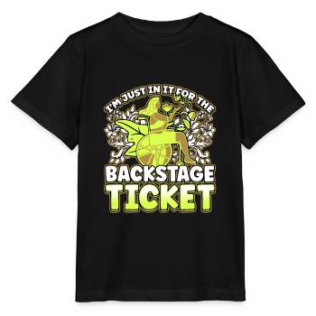 Conception de fauteuil roulant pour handicapés pour une amputation - T-shirt bio MINI CREATOR Stanley/Stella Enfant - noir - Devant - Mikhail (115cm)