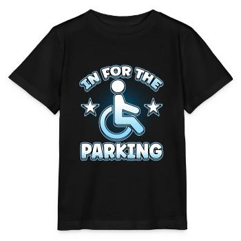 Handicap Wheelchair Design for an Amputation - Stanley/Stella MINI CREATOR Kids’ T-Shirt - black - Front - Mikhail (115cm)