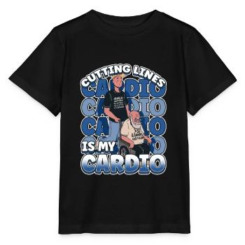 Handicap Wheelchair Design for an Amputation - Stanley/Stella MINI CREATOR Kids’ T-Shirt - black - Front - Mikhail (115cm)