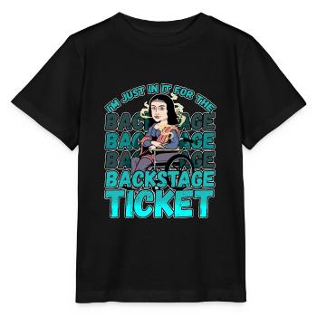 Handicap Wheelchair Design for an Amputation - Stanley/Stella MINI CREATOR Kids’ T-Shirt - black - Front - Mikhail (115cm)