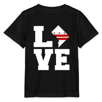 Washington-skyline - Stanley/Stella Kinder T-Shirt MINI CREATOR  - Schwarz - Vorne - Mikhail (115cm)