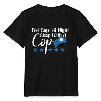 Police Cop Officer Police Office - Stanley/Stella Kinder T-Shirt MINI CREATOR  - Schwarz - Vorne - Mikhail (115cm)