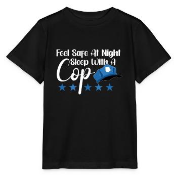 Police Cop Officer Police Office - Stanley/Stella Kinder T-Shirt MINI CREATOR  - Schwarz - Vorne - Mikhail (115cm)