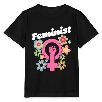 Female Women's Rights Female - Stanley/Stella MINI CREATOR Kids’ T-Shirt - black - Front - Mikhail (115cm)