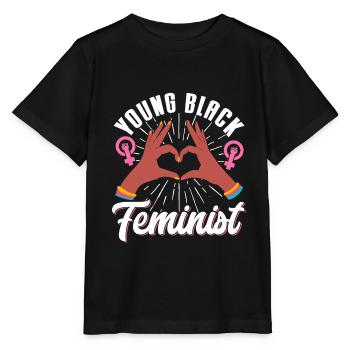 Feminin Womens Rights Social - Stanley/Stella Kinder T-Shirt MINI CREATOR  - Schwarz - Vorne - Mikhail (115cm)