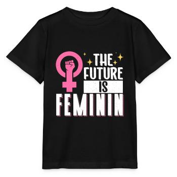 Feminist Women's Rights Female - Stanley/Stella MINI CREATOR Kids’ T-Shirt - black - Front - Mikhail (115cm)