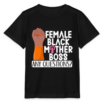 Feminist Women's Rights Female - Stanley/Stella MINI CREATOR Kids’ T-Shirt - black - Front - Mikhail (115cm)