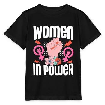 Feminist Women's Rights Female - Stanley/Stella MINI CREATOR Kids’ T-Shirt - black - Front - Mikhail (115cm)