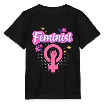 Feminist Women's Rights Female - Stanley/Stella MINI CREATOR Kids’ T-Shirt - black - Front - Mikhail (115cm)
