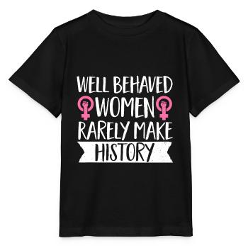 Feminist Women's Rights Female - Stanley/Stella MINI CREATOR Kids’ T-Shirt - black - Front - Mikhail (115cm)