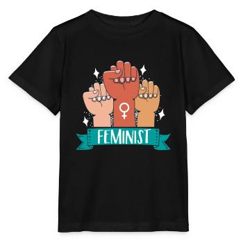 Feminist Women's Rights Female - Stanley/Stella MINI CREATOR Kids’ T-Shirt - black - Front - Mikhail (115cm)