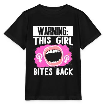 Feminist Women's Rights Female - Stanley/Stella MINI CREATOR Kids’ T-Shirt - black - Front - Mikhail (115cm)