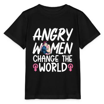 Feminist Women's Rights Female - Stanley/Stella MINI CREATOR Kids’ T-Shirt - black - Front - Mikhail (115cm)