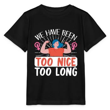 Droits des femmes féministes Femmes - T-shirt bio MINI CREATOR Stanley/Stella Enfant - noir - Devant - Mikhail (115cm)